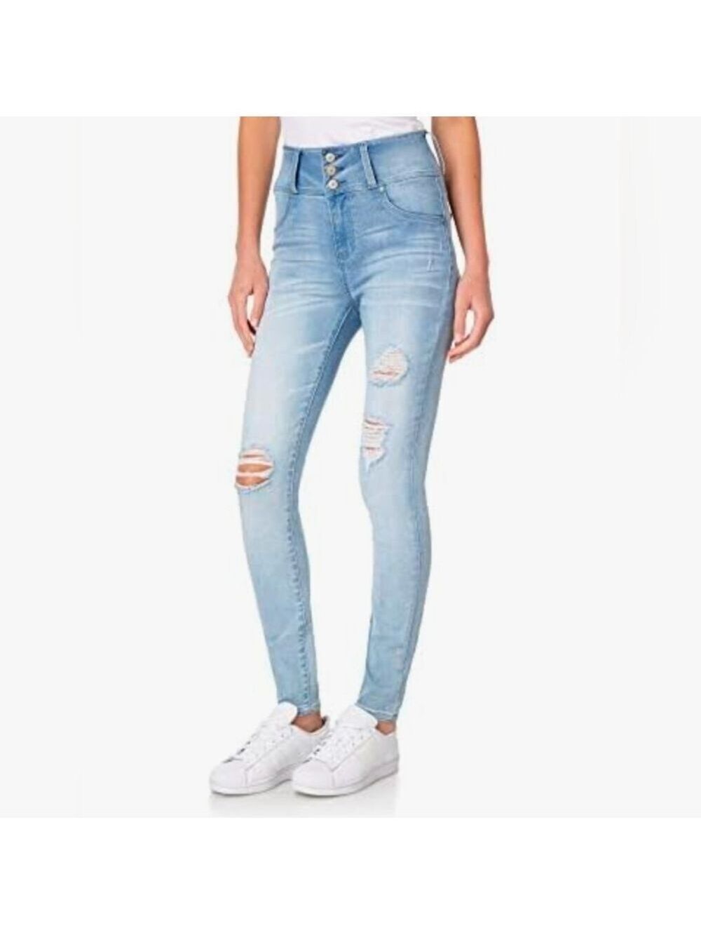 WallFlower InstaSoft Sassy Women's High-Waisted Skinny Jeans Size 5/27